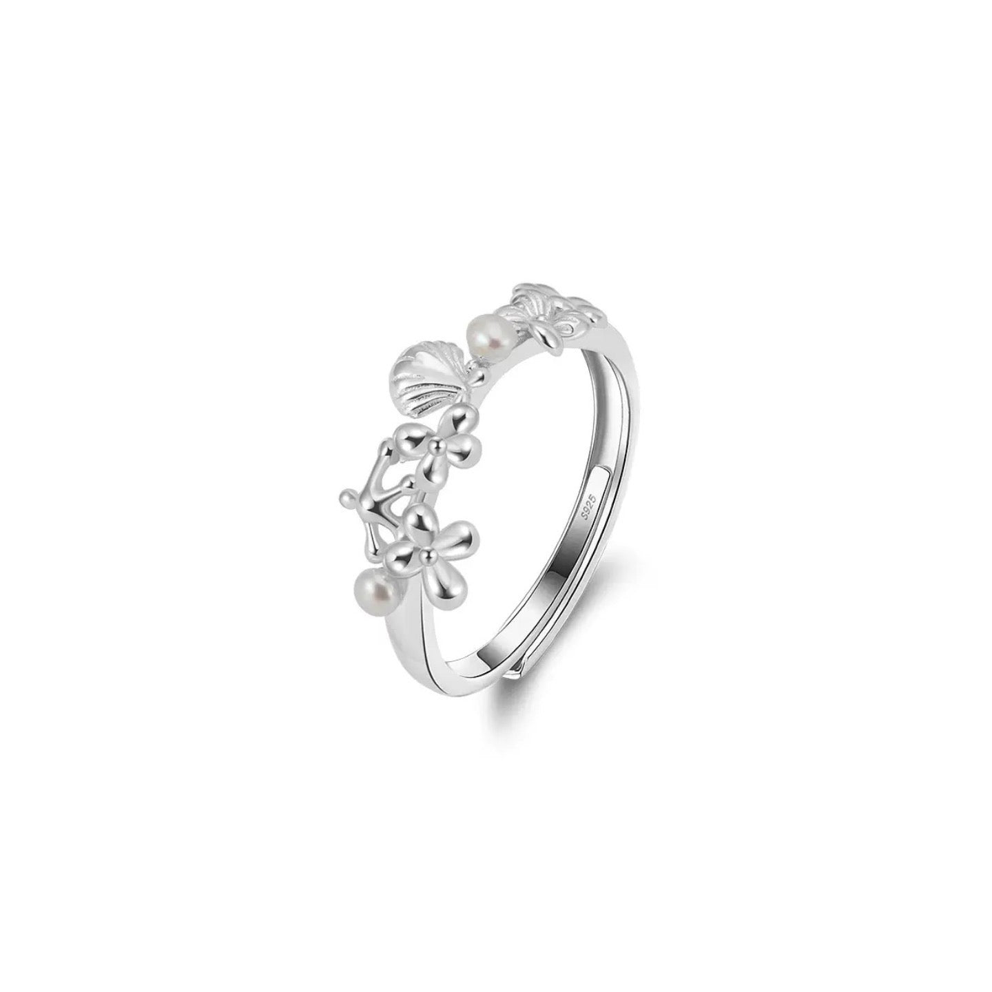Coastal Petals – Freshwater Pearl Petal Ring