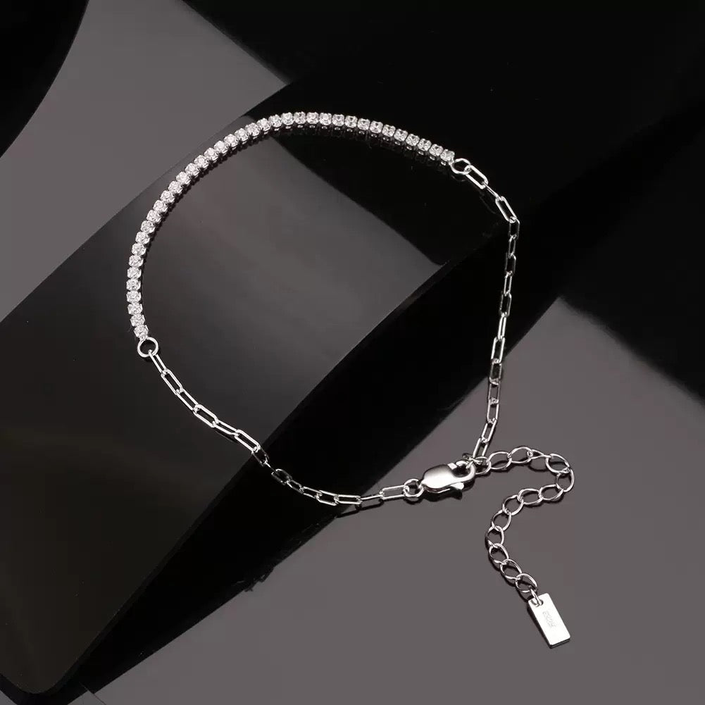 Radiant Line – Vermeil & CZ Bracelet