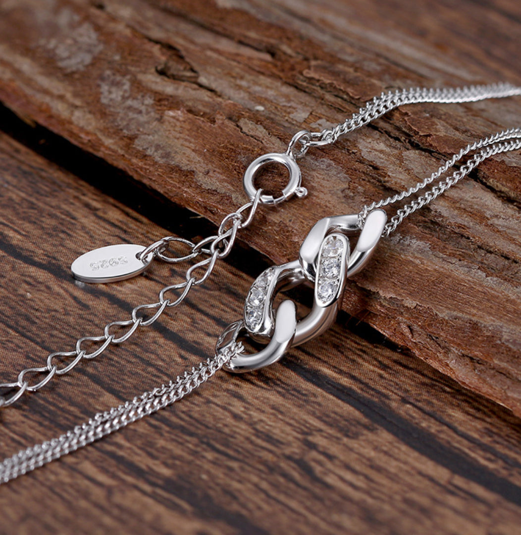 Linked Grace – Vermeil & CZ Bracelet