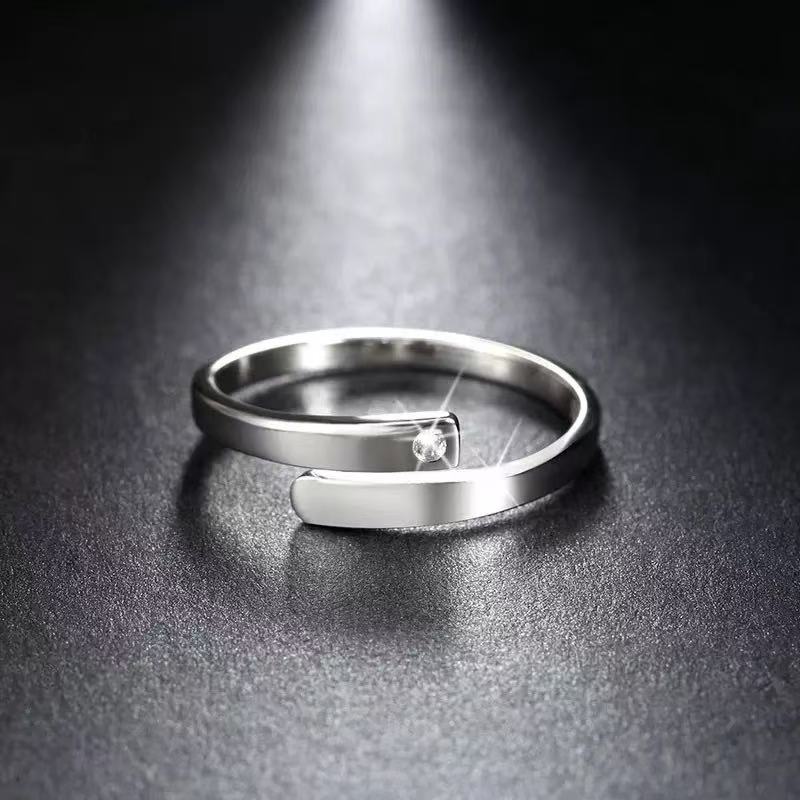 Eternal Harmony – Sterling Silver Couple Rings with Carat CZ