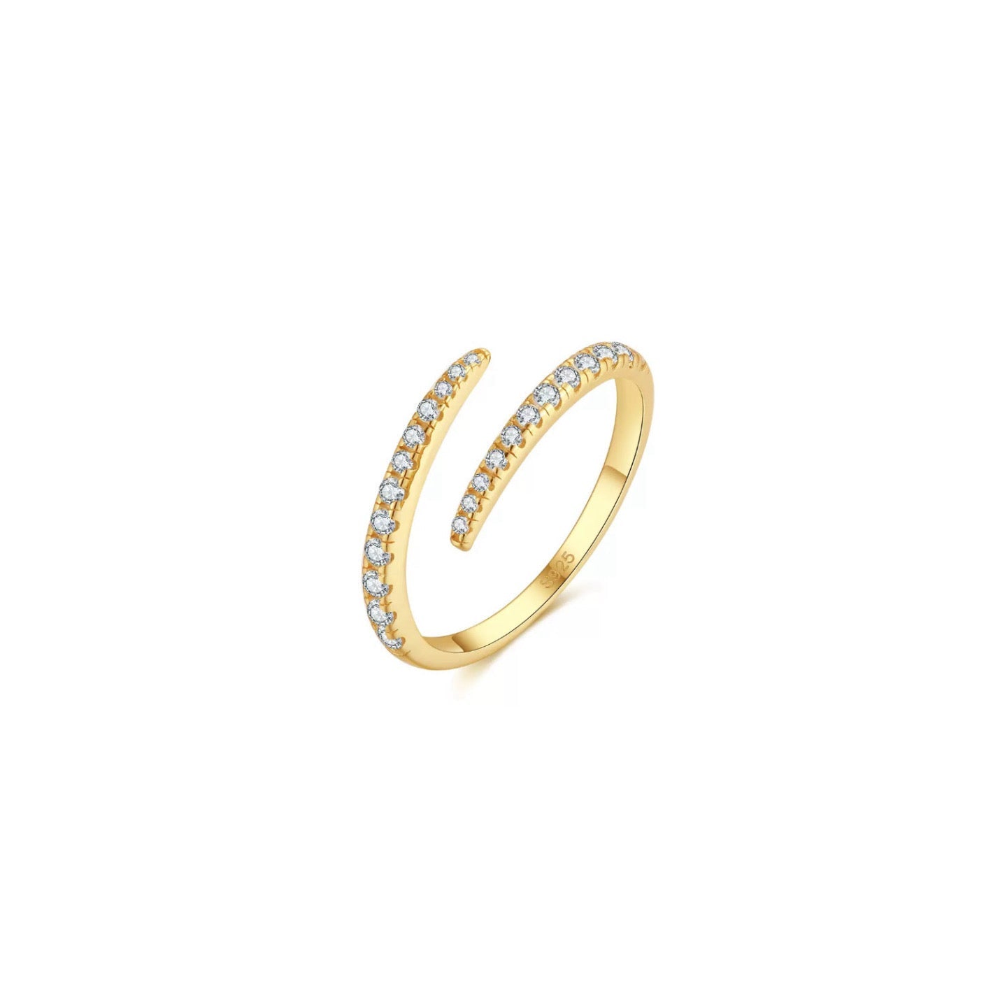 Layered Crescent Moon Necklace – Sterling Silver or Gold Plated