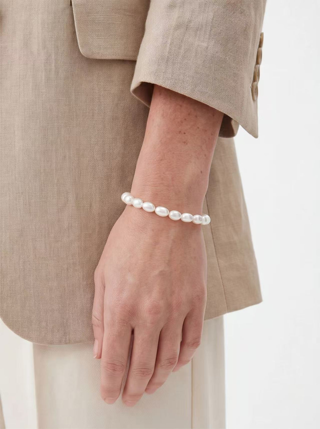 Pure Aura Pearl Charm Bracelet product photo by Starlight