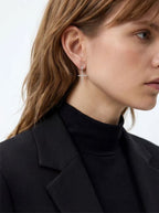 Cross Line Drop Earrings Dangle & Drop Earrings