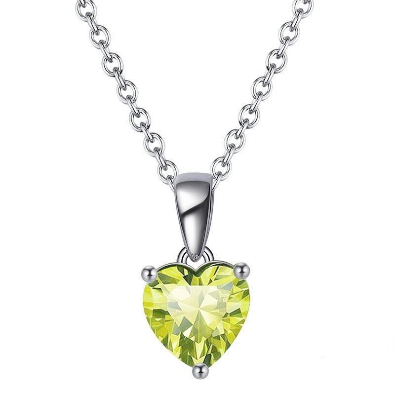 Classic Birthstone Pendant Necklace