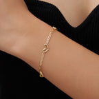 Heart Trail Chain Bracelet Charm Bracelets