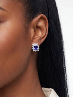 Blue Square Stud Earrings Stud Earrings