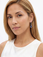 Midnight Blue Teardrop Earrings Dangle & Drop Earrings