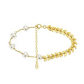 Laurel Grace Floral Pearl Layered Bracelet product photo by Starlight