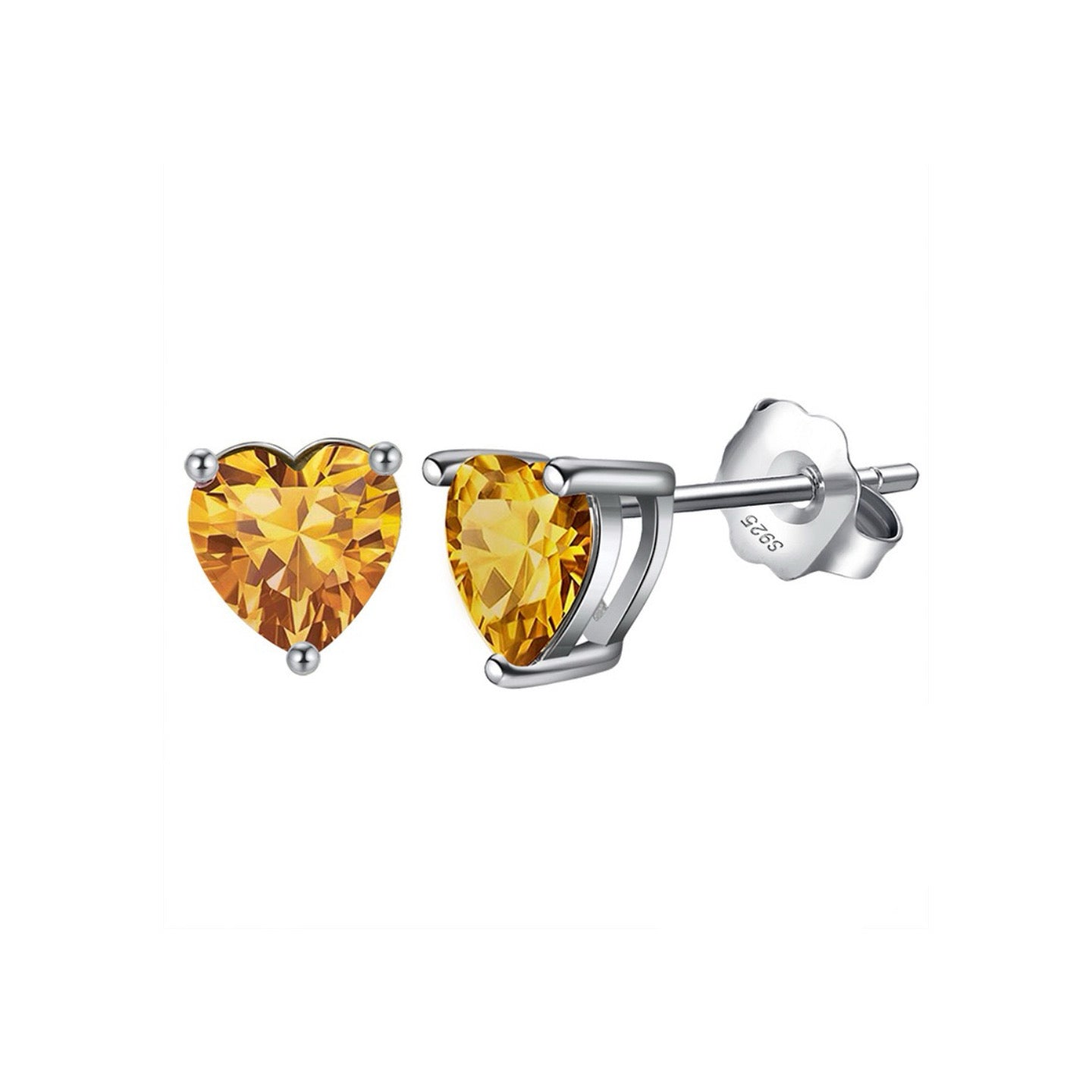Classic Birthstone Stud Earrings