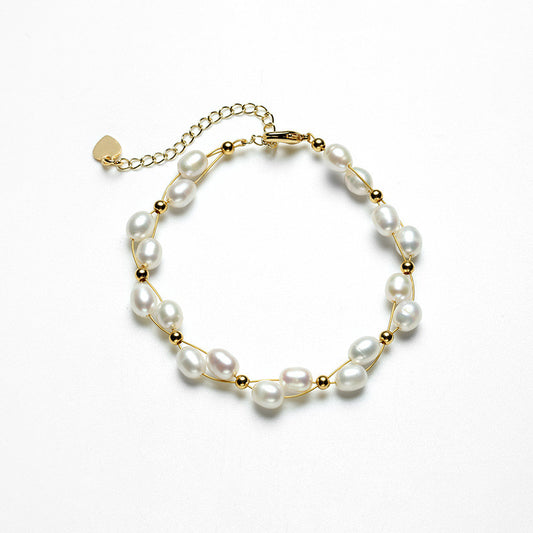 MINIMALIST STYLE BRACELET PEARL