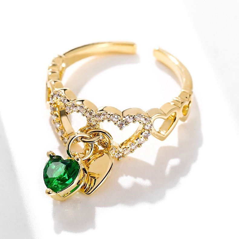 CRYSTAL RING GREEN