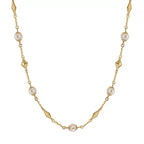Geometric Bead Pearl Necklace Pendant Necklaces