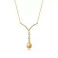 Graceful Ocean – Seawater Pearl Pendant Necklace