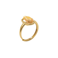 Golden Wave – Baroque Pearl Ring