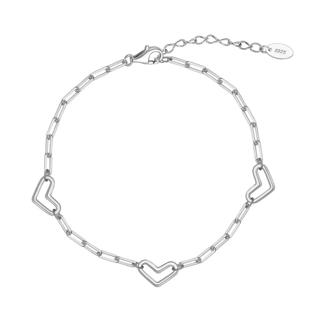 Hearts in Line – Vermeil Bracelet