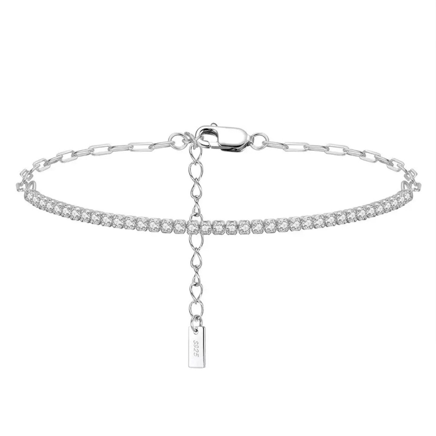 Radiant Line – Vermeil & CZ Bracelet