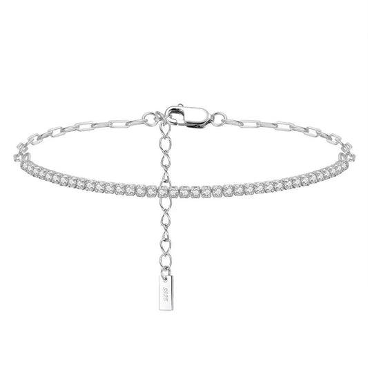 Radiant Line – Vermeil & CZ Bracelet