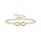 Infinity Heart Chain Bracelet Charm Bracelets