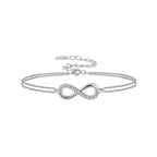 Infinity Heart Chain Bracelet Charm Bracelets