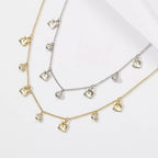 Charm Drop Chain Necklace Charm Necklaces