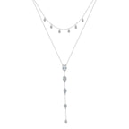 Drop Link Layer Y Necklace Lariat & Y Necklaces