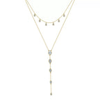 Drop Link Layer Y Necklace Lariat & Y Necklaces