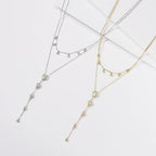 Drop Link Layer Y Necklace Lariat & Y Necklaces