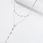 Drop Link Layer Y Necklace Lariat & Y Necklaces