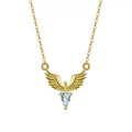 Angel Wings Link Pendant Necklace product photo by Starlight
