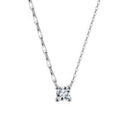 Solitaire Drop Chain Necklace Crystal Necklaces