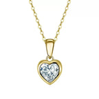 Heart Halo Pendant Necklace Pendant Necklaces