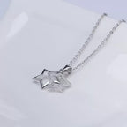 Star Frame Pendant Necklace Multi-Strand Necklaces