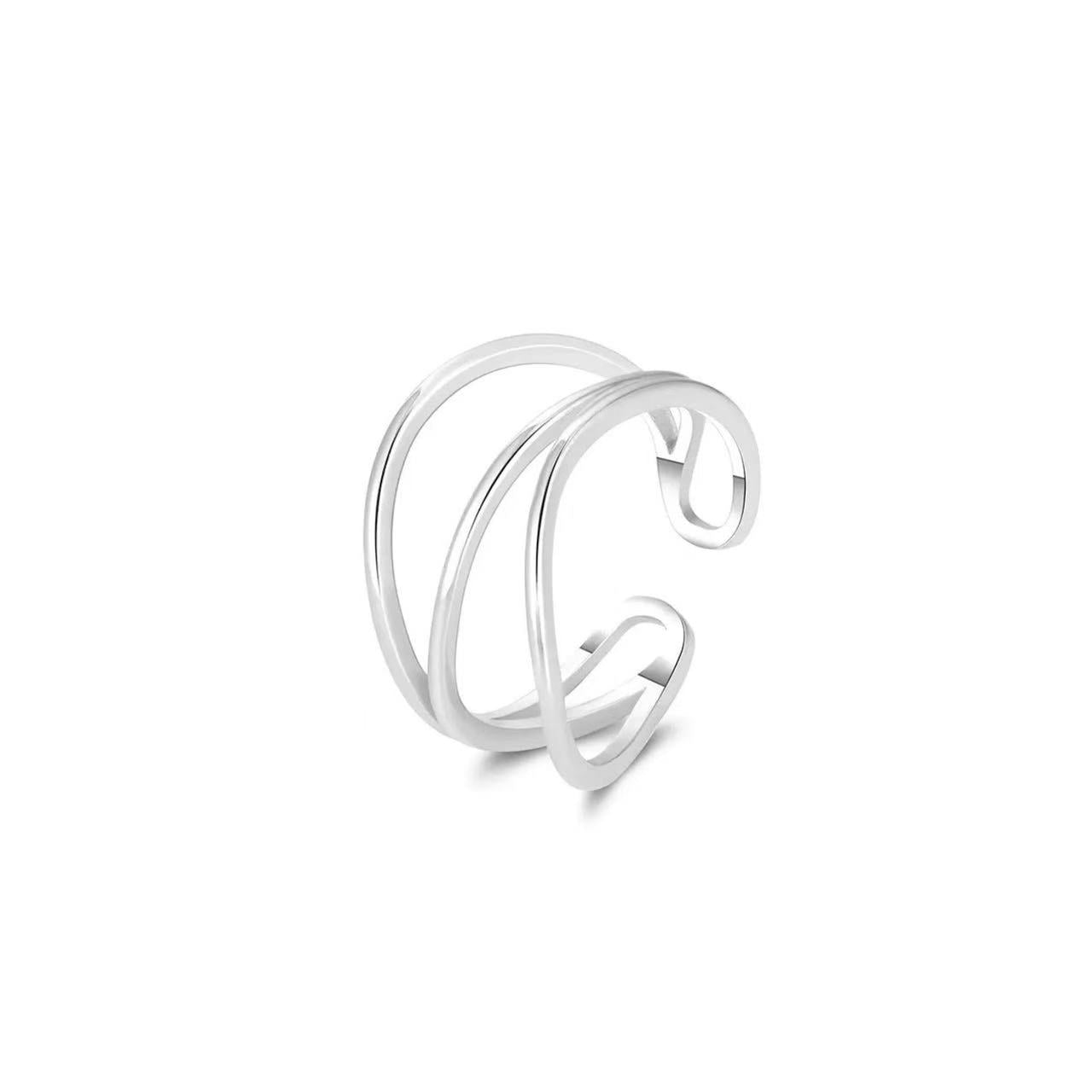 Orbit Lines – Gold Vermeil Sterling Silver Adjustable Ring