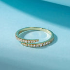Radiant Curve Adjustable Ring Multi-Stone Rings
