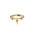 Key To Heart Adjustable Ring product photo by Starlight