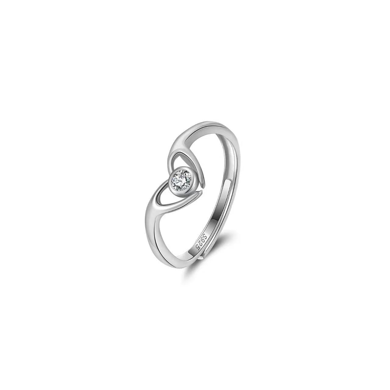 Eternal Glow – Vermeil & CZ Adjustable Ring