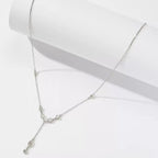 Teardrop Round Link Y Necklace Lariat & Y Necklaces