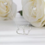 Interlocking Heart Necklace Pendant Necklaces