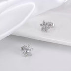 Shimmer Flower Stud Earrings Stud Earrings