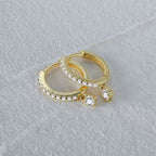 Drop Spark Huggie Hoops Hoop Earrings