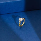 Floral Cluster Band Ring Bands
