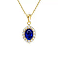 Royal Halo Link Pendant Necklace product photo by Starlight