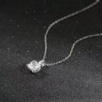 Square Cut Bar Necklace Pendant Necklaces