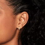 Slim Spark Huggie Hoops Hoop Earrings