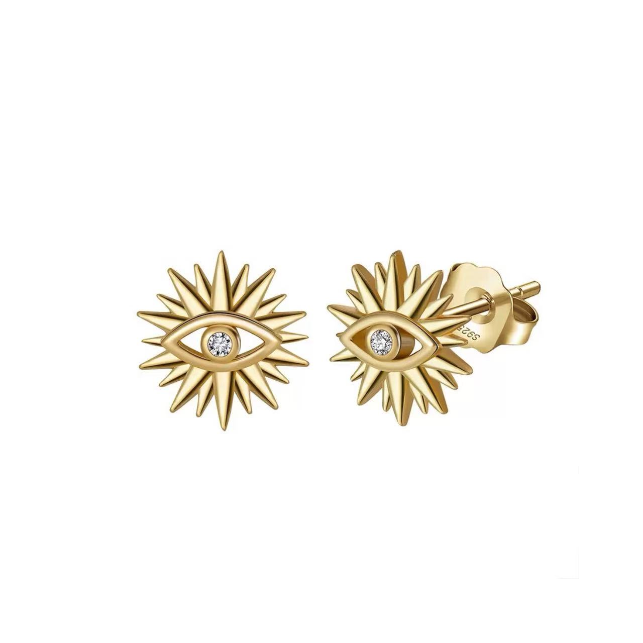 Cherry Stud Earrings – Sterling Silver or Gold Vermeil (Copy)