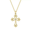 Celtic Cross Accent Layered Necklace product photo by Starlight