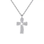 Pave Cross Pendant Necklace Pendant Necklaces