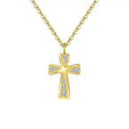 Pave Cross Pendant Necklace Pendant Necklaces