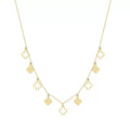 Clover Charm Link Layered Necklace product photo by Starlight
