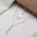 Drop Center Layer Y Necklace Lariat & Y Necklaces